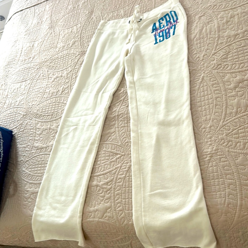 Beige sweatpants